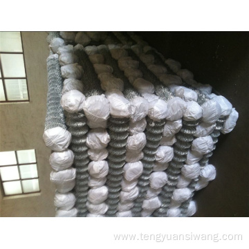 Diamond galvanized fence, steel wire anchor mesh